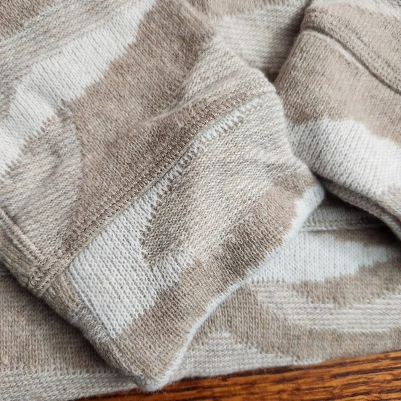 PrAna Snowbound Sweater NWT size XL tan beige recycled wool - Picture 2 of 14
